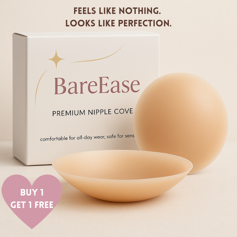 BareEase Seamless Nipple Covers – Confidence and Comfort, All Day Long - 1+1 FREE
