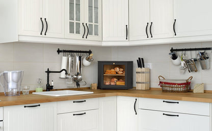 Kitchen countertop corner bread box
