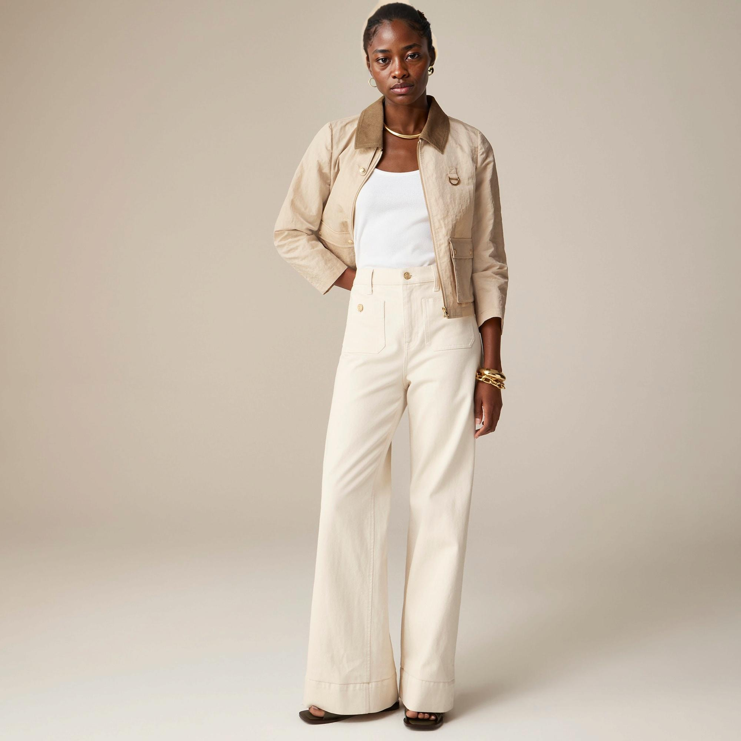 Tummy Control Wide Leg Trouser