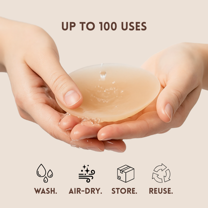 BareEase Seamless Nipple Covers – Confidence and Comfort, All Day Long - 1+1 FREE