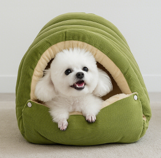 The Cozy Hideaway Pet Bed - Soothe Anxiety & Boost Comfort  + 50% OFF