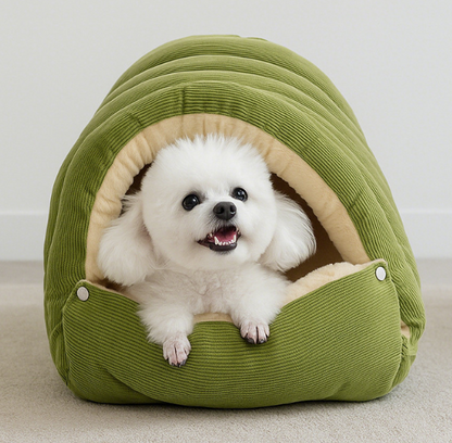 The Cozy Hideaway Pet Bed - Soothe Anxiety & Boost Comfort  + 50% OFF