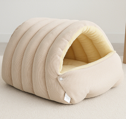 The Cozy Hideaway Pet Bed - Soothe Anxiety & Boost Comfort  + 50% OFF