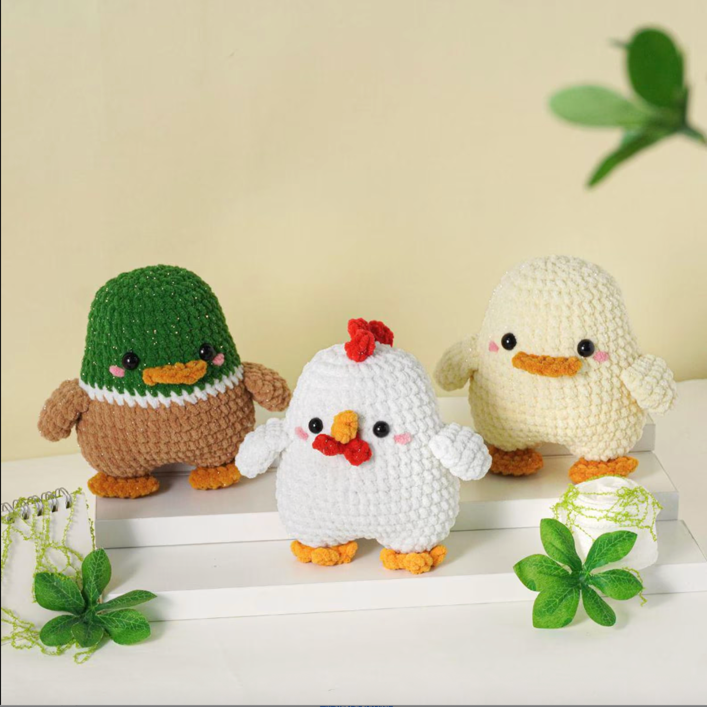 28in1 Tiny Beasties Collection Crochet Patterns | Hedgehog Pattern, Frog Pattern, Giraffe Pattern, Unicorn Pattern, Penguin Pattern