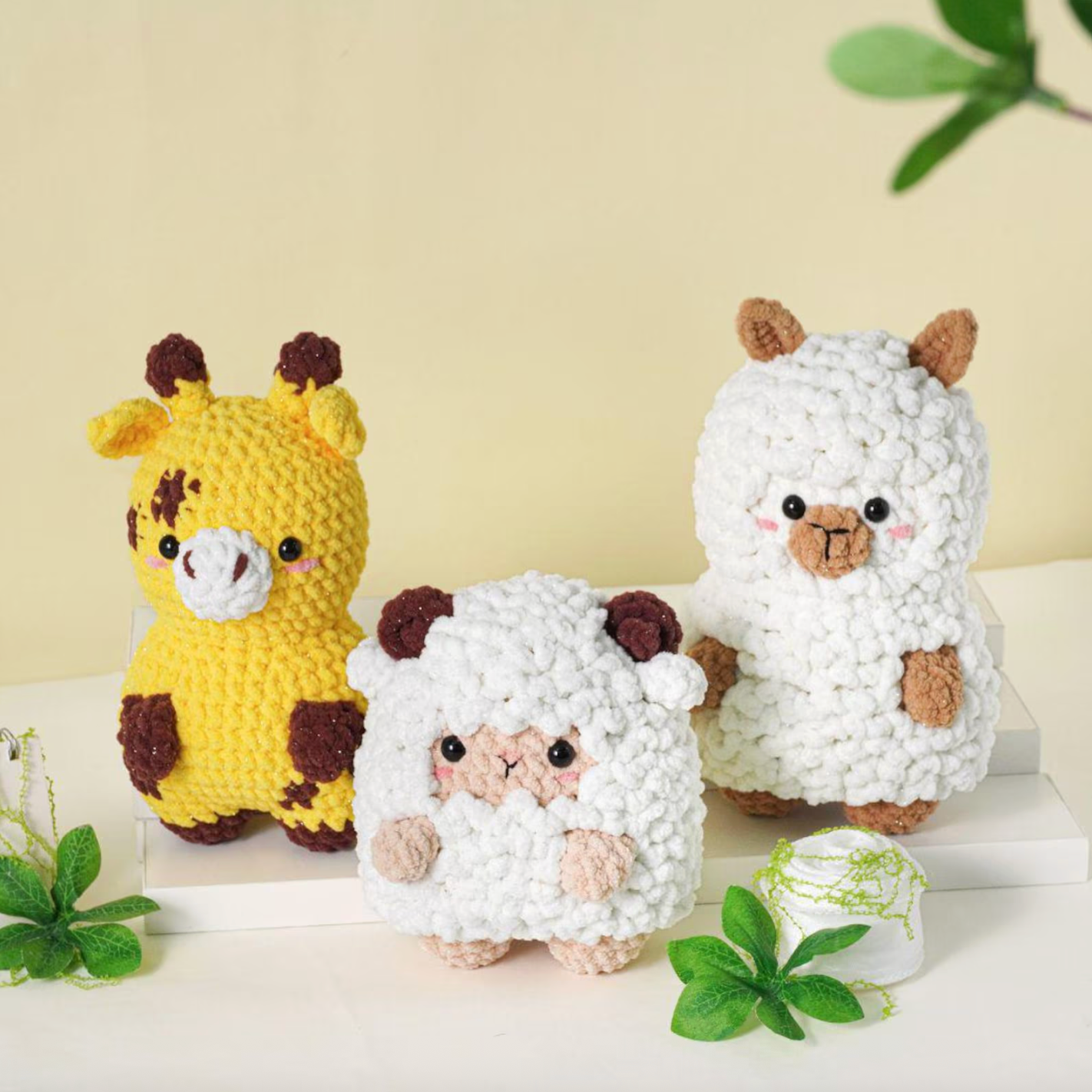 28in1 Tiny Beasties Collection Crochet Patterns | Hedgehog Pattern, Frog Pattern, Giraffe Pattern, Unicorn Pattern, Penguin Pattern