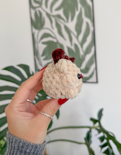 Mini Rudolph Reindeer Crochet Pattern | No Sew Amigurumi PDF | Quick & Easy Christmas DIY