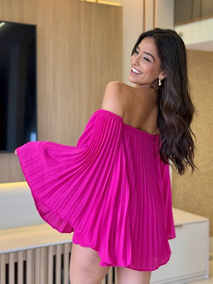 💓New Arrival 50% Off💓 - Pleated Bandeau Shorts Set