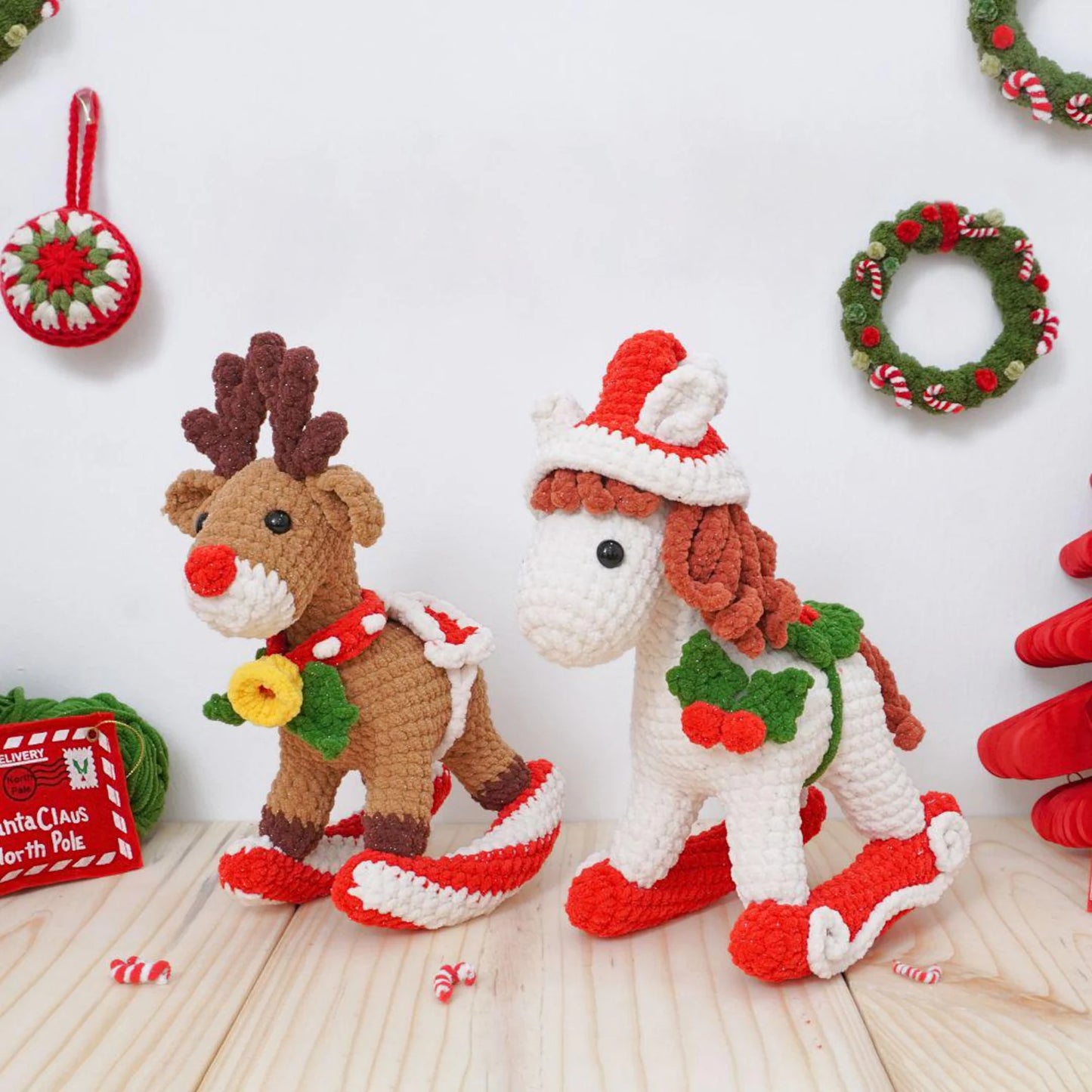 Christmas Amigurumi Crochet Pattern Bundle | Cute Holiday Crochet PDF Patterns