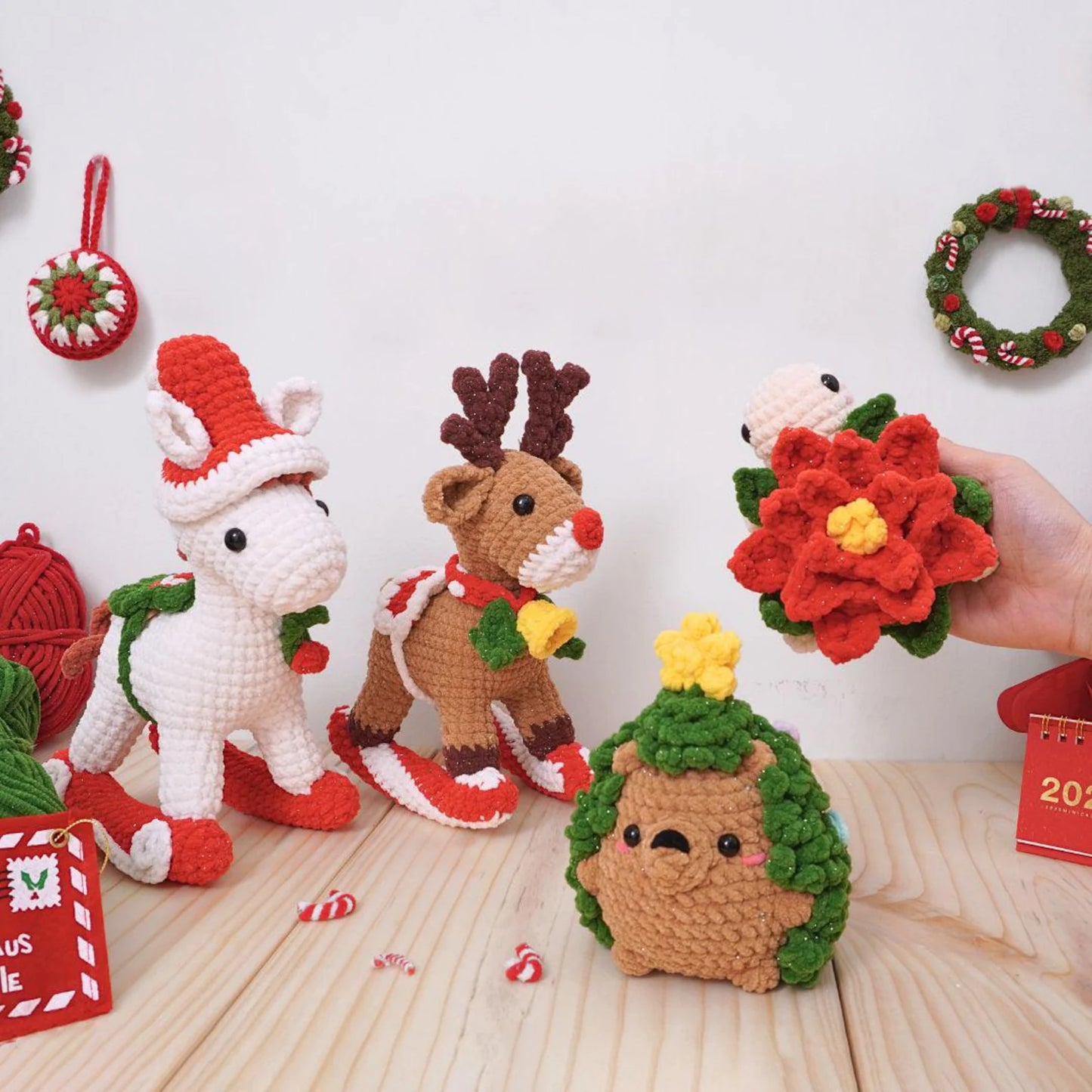 Christmas Amigurumi Crochet Pattern Bundle | Cute Holiday Crochet PDF Patterns