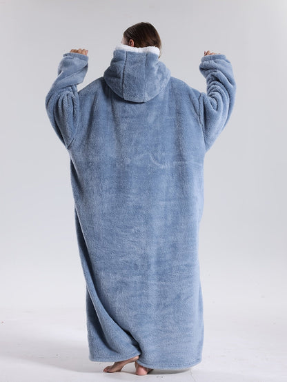 Warm Hoodie Blanket | Extra Oversized Hoodie with Sleeves | Blanket with Sleeves | CozyCloud